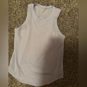 Blue lululemon workout overtop